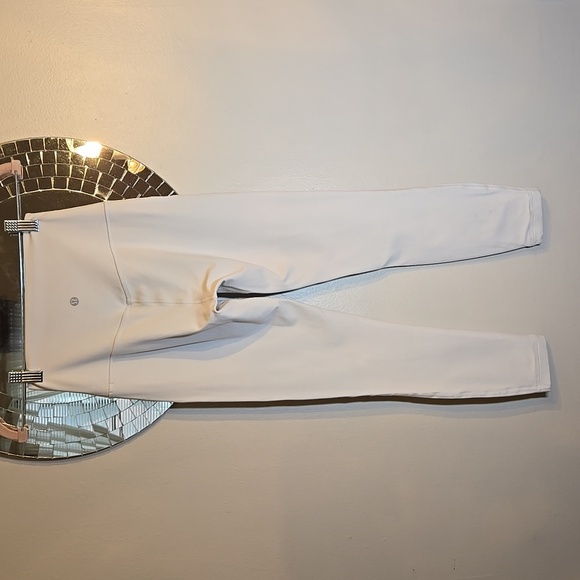 Lululemon Wunder Under Nulu High-Rise Tight 25" Blue Willow Seamed Yoga Leggings - Picture 8 of 13